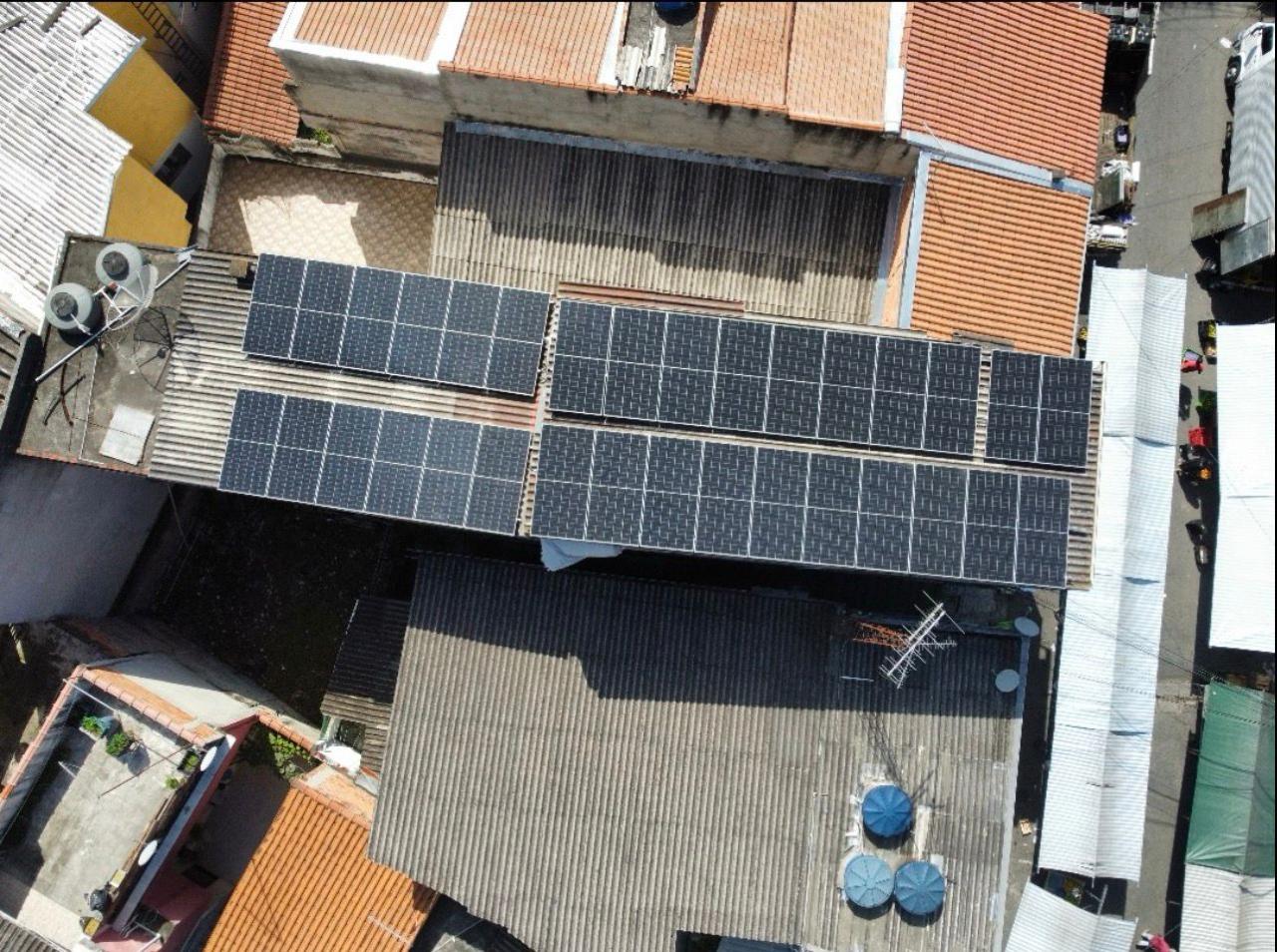 Projeto comercial de energia solar F Energia Solar